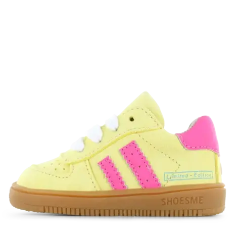 Shoesme Sneaker - Yellow/Pink