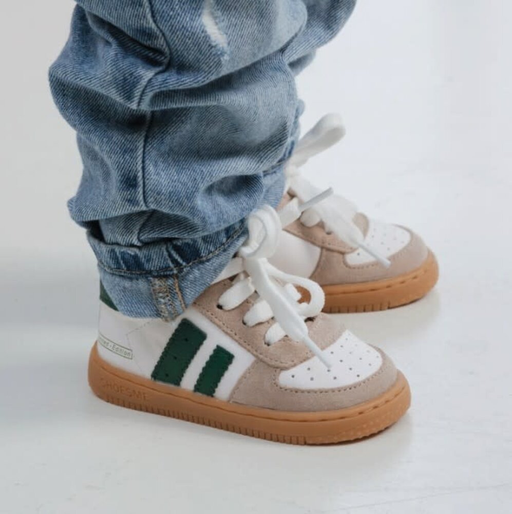 Shoesme Sneaker - Beige/Green