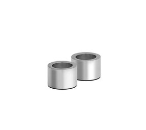 Uyuni Light Candleholder taper, Chrome, 2-pack,