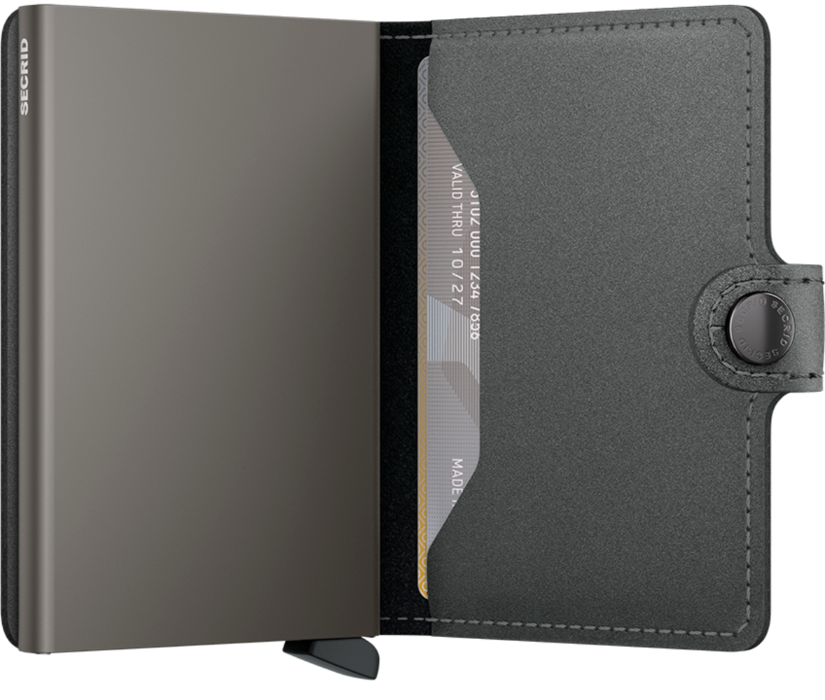 Secrid Miniwallet Matte – Satin Steel