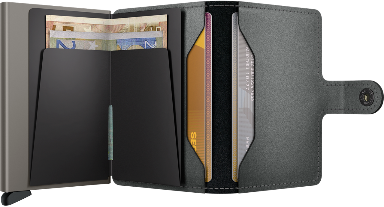 Secrid Miniwallet Matte – Satin Steel