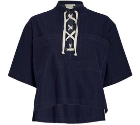 Peppercorn Naddie Blouse - Dark Denim