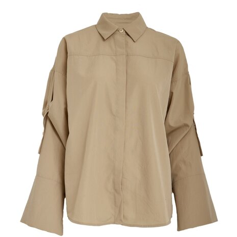 Peppercorn Narina Shirt - Incense Beige