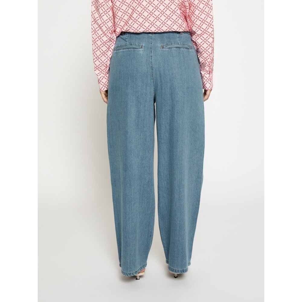 Peppercorn Noèlle Denim Pant - Mid Blue Denim