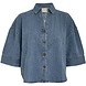 Peppercorn Noèlle Denim Shirt - Mid Blue Denim