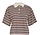 Naja Polo T-Shirt - Cherry Mahogany Stripe
