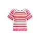 ICHI Bandie Pullover - Multicolor Stripe Azalea