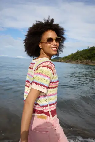 ICHI Bandie Pullover - Multicolor Stripe