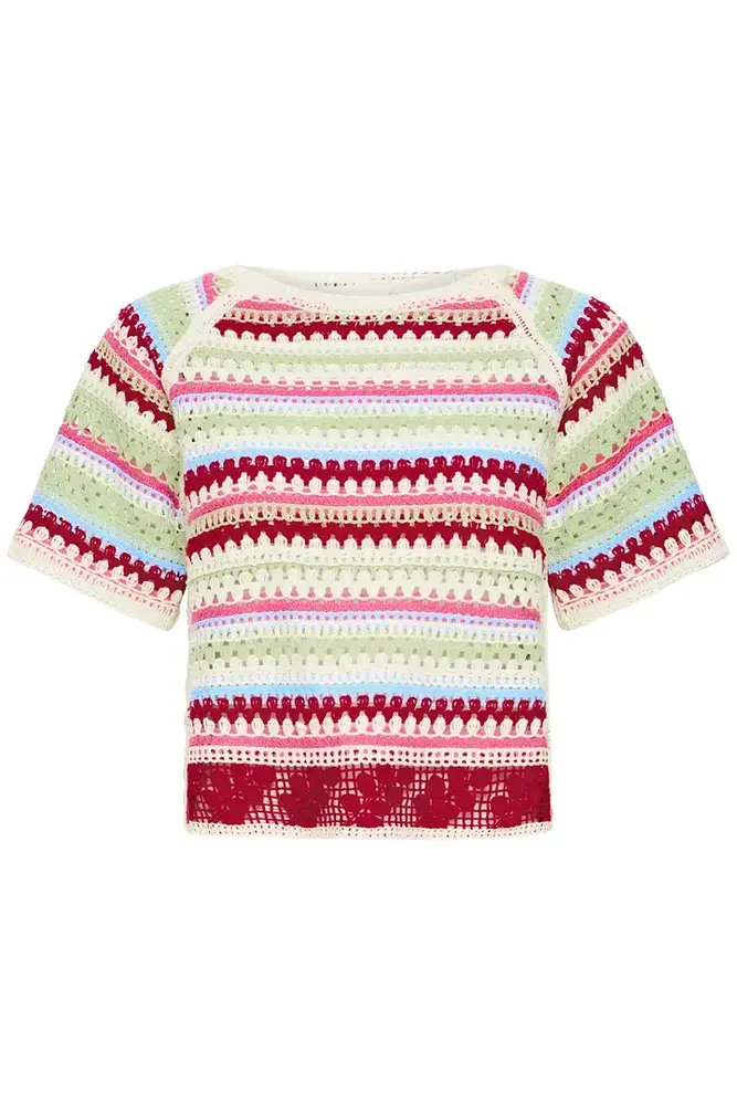 ICHI Bandie Pullover - Multicolor Stripe