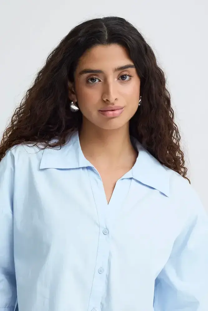 ICHI Luanne Shirt - Floaty Blue