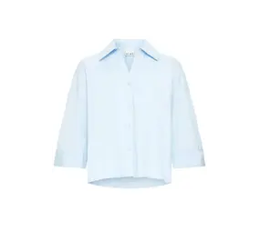 ICHI Luanne Shirt - Floaty Blue ICHI Luanne Shirt - Floaty Blue