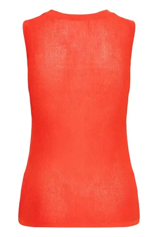 ICHI Delany Top - Fiery Red