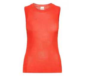 ICHI Delany Top - Fiery Red