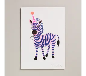 Petra Boase Risograph Print A4 - Zebra Petra Boase Risograph Print A4 - Zebra