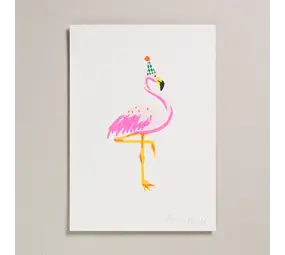 Petra Boase Risograph Print A4 - Flamingo Petra Boase Risograph Print A4 - Flamingo