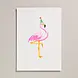 Petra Boase Risograph Print A4 - Flamingo