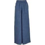 Peppercorn Gaby Pinstripe Pant - Mid Blue Denim