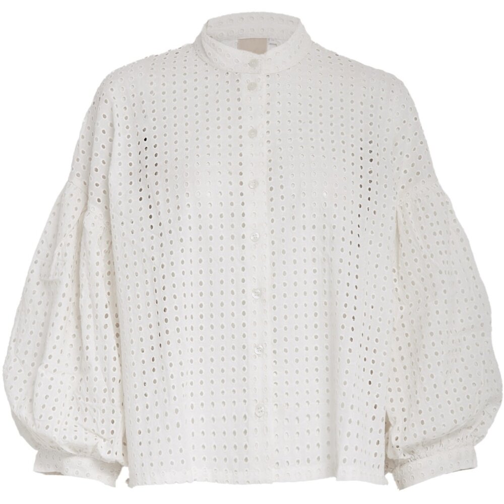 Peppercorn Nanett Shirt - Cloud Dancer
