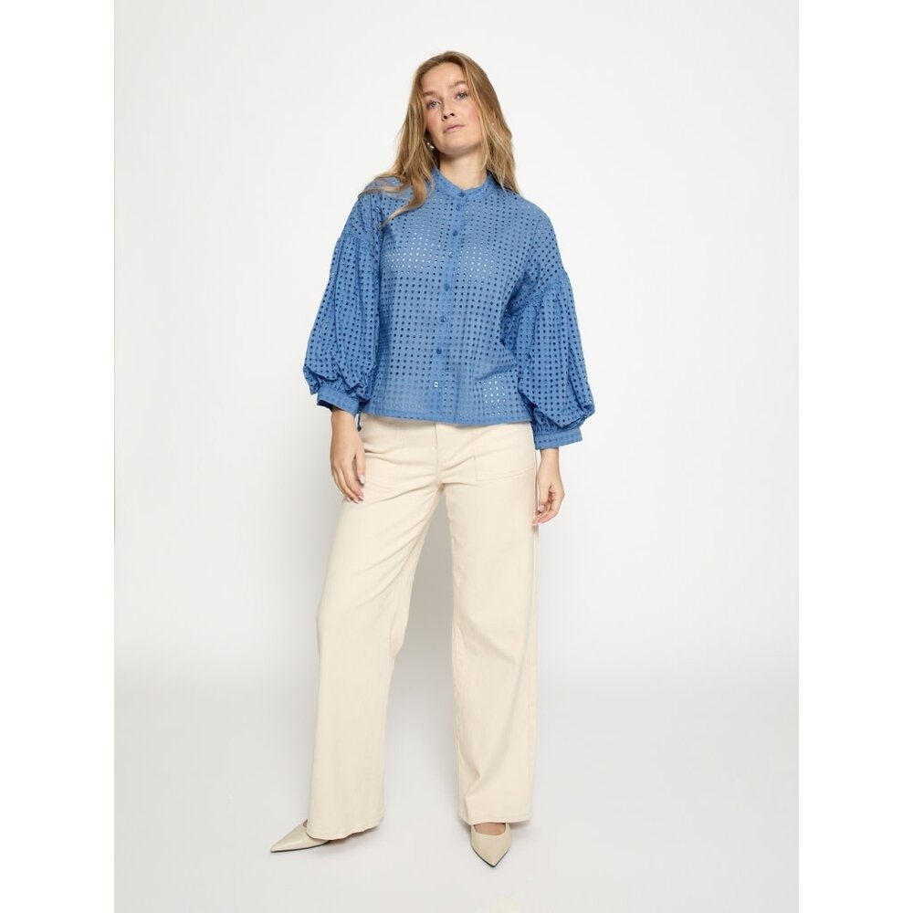 Peppercorn Nanett Shirt - Cornflower Blue