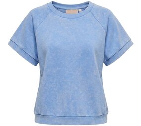 Peppercorn Nicia Oversized Top - Cornflower Blue