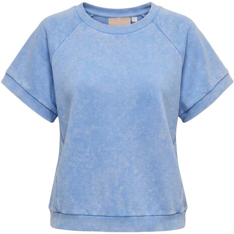 Peppercorn Nicia Oversized Top - Cornflower Blue