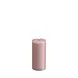 Uyuni LED pillar candle Rustic - 7,8x15 cm  Rose Powder