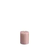 Uyuni LED pillar candle Rustic - 7,8x10 cm Rose Powder