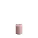 Uyuni LED pillar candle Rustic - 7,8x10 cm Rose Powder