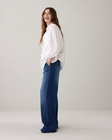 Summum Woman Jeans wide leg Soft flowy denim