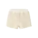 Lil' Atelier Flora Knit Shorts - Coconut Milk