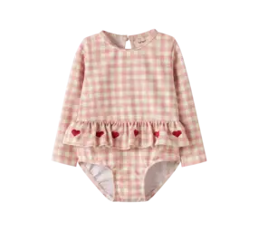 Lil' Atelier Finley LS Swimsuit - Misty Rose Lil' Atelier Finley LS Swimsuit - Misty Rose