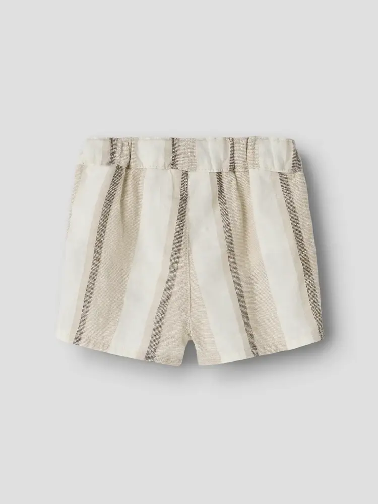 Lil' Atelier Fibert Loose Shorts - Coconut Milk