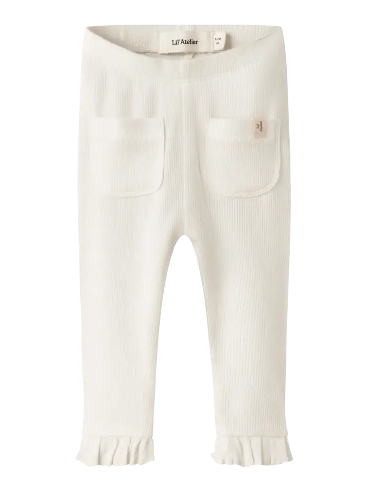 Lil' Atelier Frijo Slim Leggings - Coconut Milk