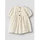 Lil' Atelier Flores SS Body Dress - Coconut Milk