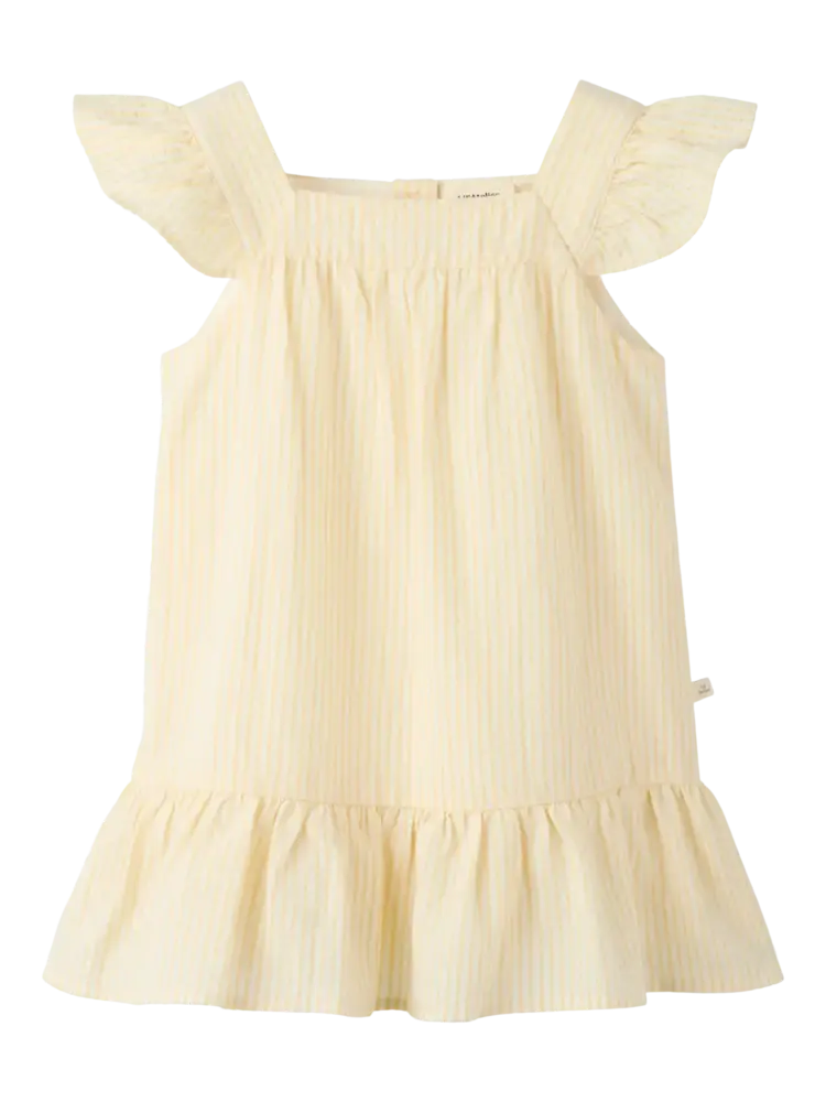 Lil' Atelier Folly Strap Loose Dress - Coconut Milk Sahara Sun Lil' Atelier Folly Strap Loose Dress - Coconut Milk Sahara Sun