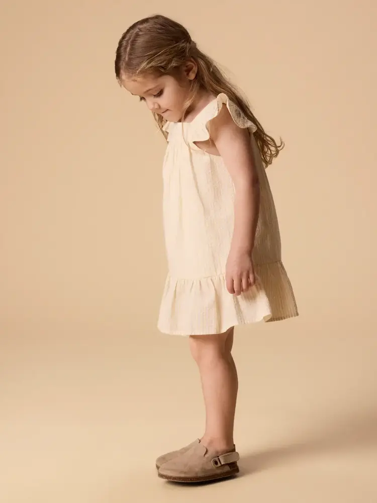 Lil' Atelier Folly Strap Loose Dress - Coconut Milk Sahara Sun Lil' Atelier Folly Strap Loose Dress - Coconut Milk Sahara Sun