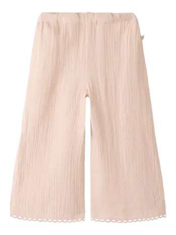 Lil' Atelier Fulina Wide Pant - Peach Whip