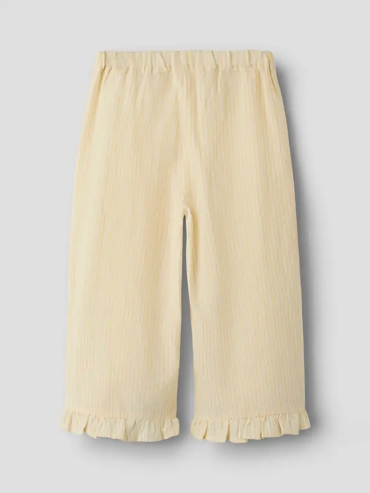 Lil' Atelier Folly Wide Pant - Coconut Milk Sahara Sun