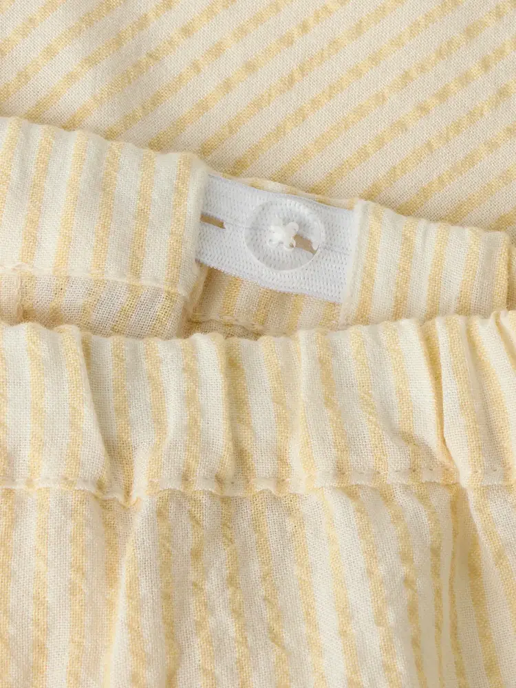 Lil' Atelier Folly Wide Pant - Coconut Milk Sahara Sun