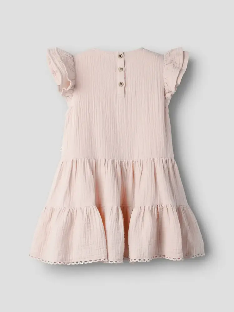 Lil' Atelier Fulina SS Loose Dress - Peach Whip