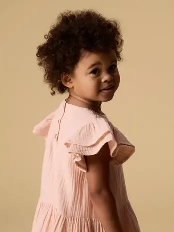 Lil' Atelier Fulina SS Loose Dress - Peach Whip