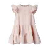 Lil' Atelier Fulina SS Loose Dress - Peach Whip