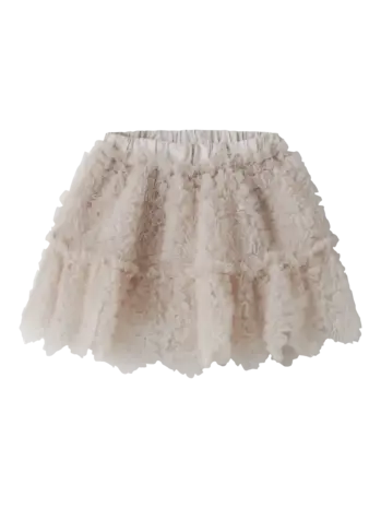 Lil' Atelier Fauna Tulle Skirt - Pumice Stone