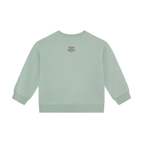 Daily7 Oversized Sweater Print - Green Milieu