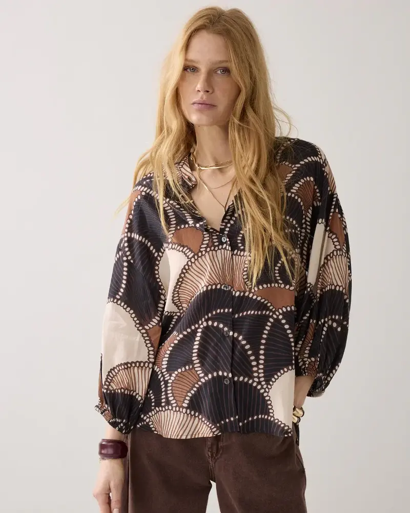 Summum Woman Blouse All over - Multicolour Summum Woman Blouse All over - Multicolour