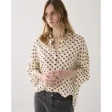 Summum Woman Blouse Blury dots - Ivory