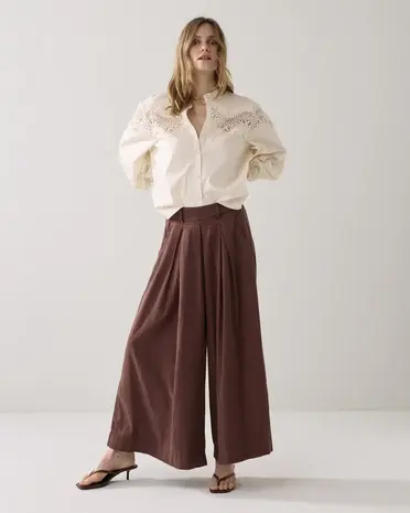 Summum Woman Culotte pant - Coffee Summum Woman Culotte pant - Coffee