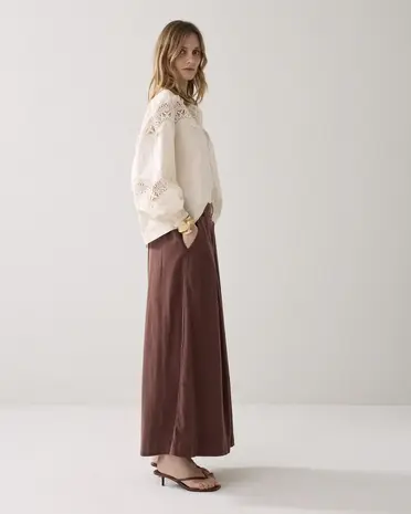 Summum Woman Culotte pant - Coffee Summum Woman Culotte pant - Coffee