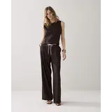 Summum Woman Trousers Linen blend - Coffee