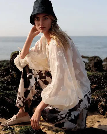 Summum Woman Top 3D new - Ivory